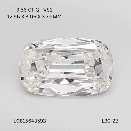 Lab Grown Diamond 3,56Ct G-VS1 Cushion - IGILG815648593 1