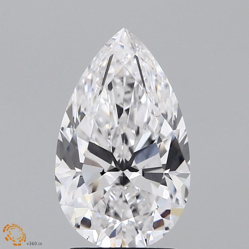 Lab Grown Diamond 2,04Ct D-VS1 Pear - IGILG632419536 1