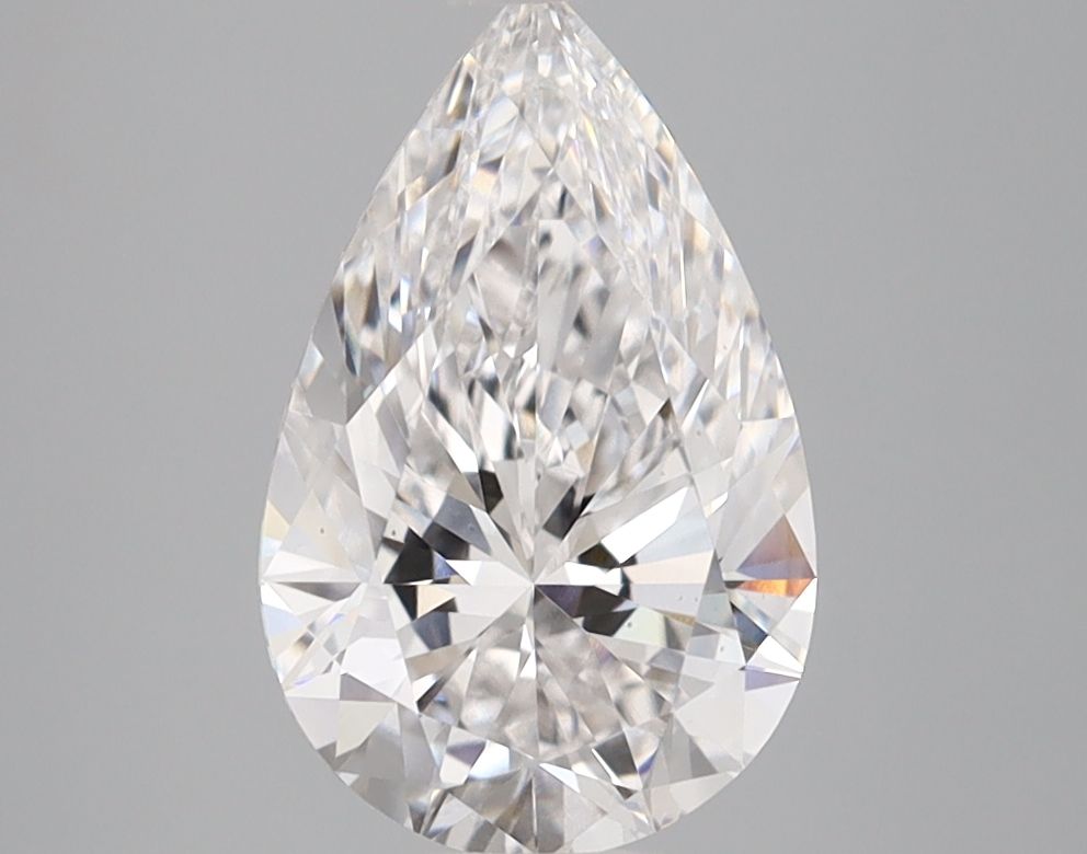 Lab Grown Diamond 2Ct E-VS1 Pear - IGILG828684826 1