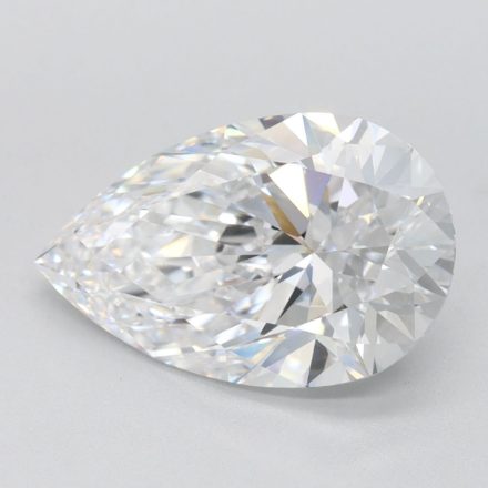 Lab Grown Diamond 3,03Ct D-FL Pear - IGILG821638573 1