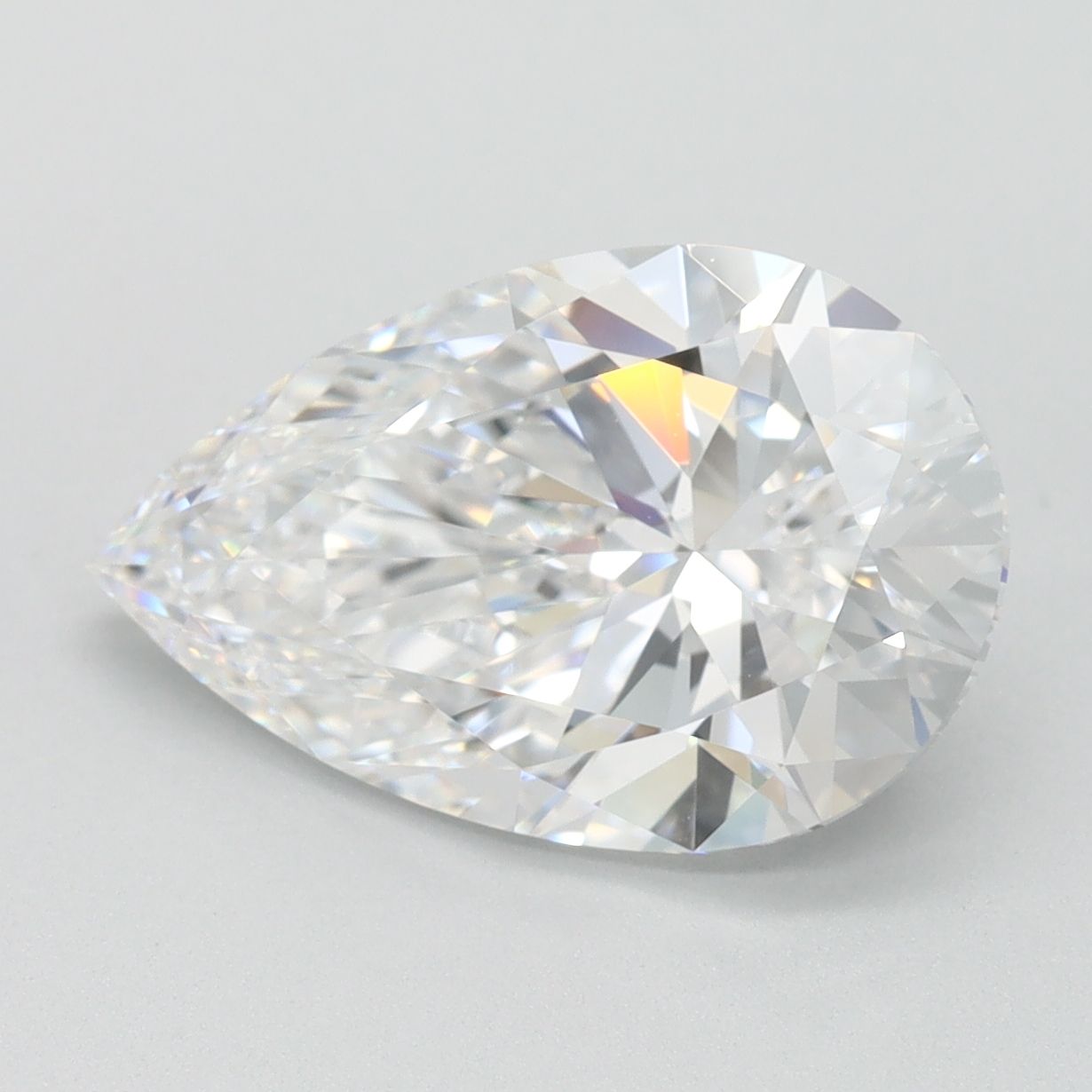 Lab Grown Diamond 3,02Ct D-FL Pear - IGILG784646290 1