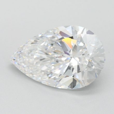 Lab Grown Diamond 3,02Ct D-FL Pear - IGILG784646290 1
