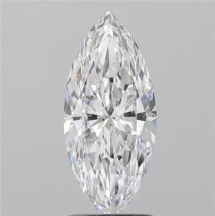 Diamond Natural 1,71Ct D-SI2 Marquise - GIA7553746870 1