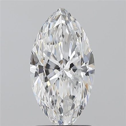 Diamond Natural 1,7Ct E-SI1 Marquise - GIA7556676493 1