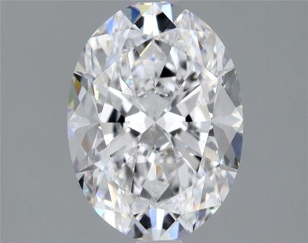 Diamond Natural 1,41Ct D-VS1 Oval - GIA7556303371 1
