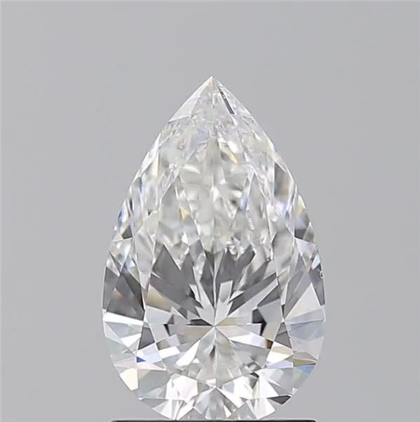 Diamond Natural 1,32Ct F-SI1 Pear - GIA5241084091 1