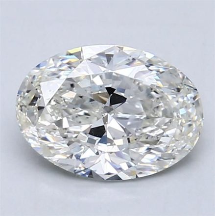 Diamond Natural 1,71Ct G-SI2 Oval - GIA5546120825 1