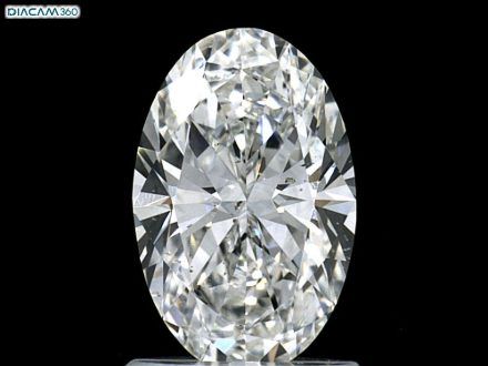 Diamond Natural 1,3Ct G-SI1 Oval - GIA1232967065 1