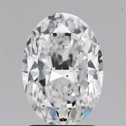 Diamond Natural 1,7Ct E-SI1 Oval - GIA6542617143 1