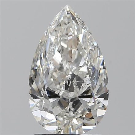 Diamond Natural 1,5Ct H-SI2 Pear - GIA6552013628 1