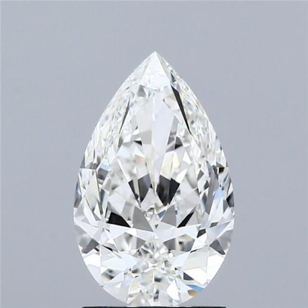 Diamond Natural 1,83Ct H-VVS2 Pear - GIA7561277735 1