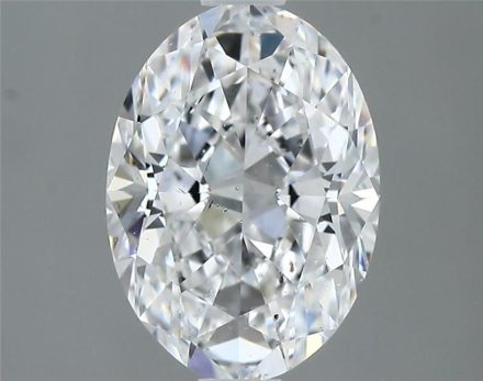 Diamond Natural 1,21Ct D-SI2 Oval - GIA6551181357 1