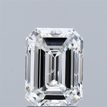 Diamond Natural 1,51Ct G-SI2 Emerald - GIA7546420925 1