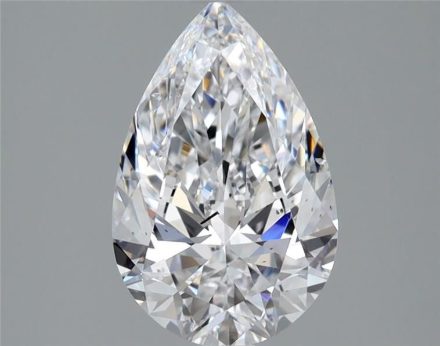 Diamond Natural 1,8Ct D-SI1 Pear - GIA6552711154 1