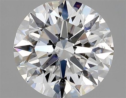 Diamond Natural 1,5Ct D-SI2 Round - GIA6552653790 1