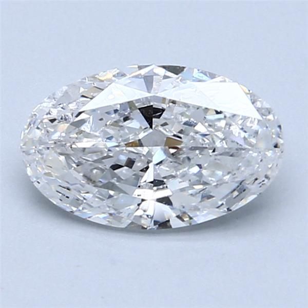 Diamond Natural 1,51Ct D-SI2 Oval - IGI823688200 1