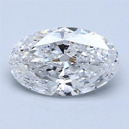 Diamond Natural 1,51Ct D-SI2 Oval - IGI823688200 1