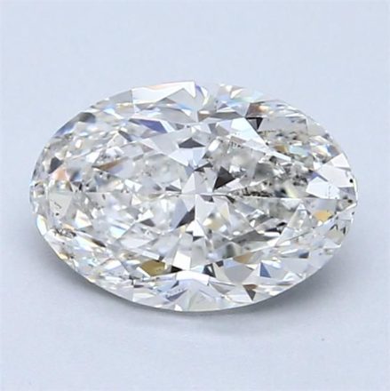 Diamond Natural 1,51Ct F-SI2 Oval - GIA1535148182 1