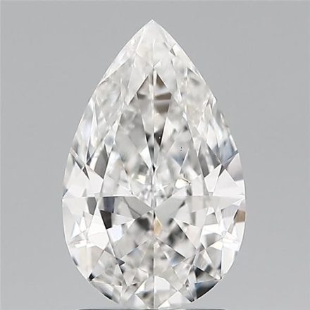 Diamond Natural 1,51Ct G-SI1 Pear - GIA1559769937 1