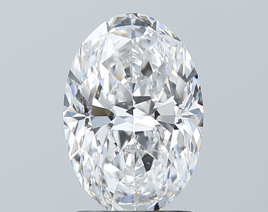 Diamond Natural 1,71Ct D-SI2 Oval - GIA6555655059 1