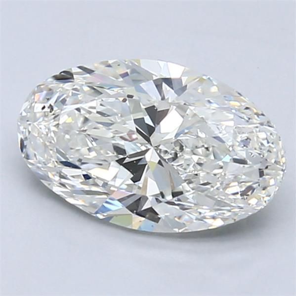Diamond Natural 1,71Ct I-SI1 Oval - GIA5546429794 1