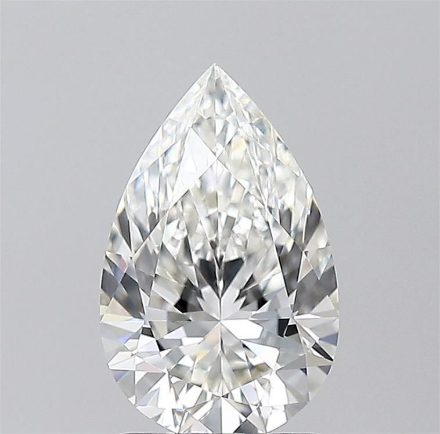 Diamond Natural 1,53Ct H-VVS1 Pear - GIA6561000224 1