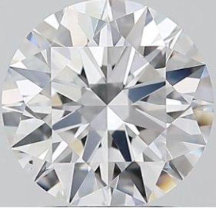 Diamond Natural 1,52Ct D-SI1 Round - GIA5553467424 1