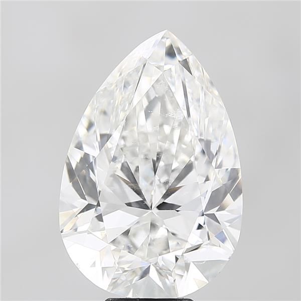 Lab Grown Diamond 10,02Ct F-VVS2 Pear - IGILG766643575 1