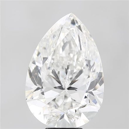 Lab Grown Diamond 10,02Ct F-VVS2 Pear - IGILG766643575 1