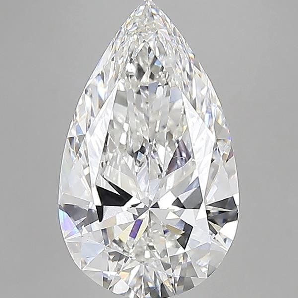 Lab Grown Diamond 10,02Ct F-VVS2 Pear - IGILG772616713 1