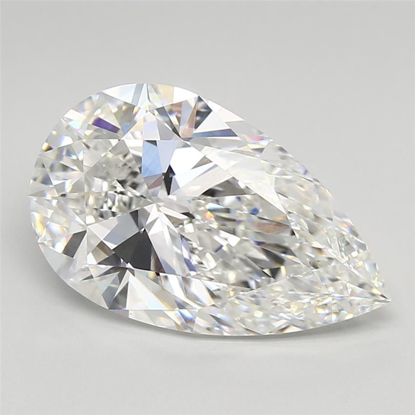 Lab Grown Diamond 7,08Ct E-VVS2 Pear - IGILG770639740 1