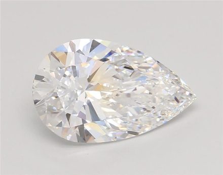 Lab Grown Diamond 4,05Ct D-VVS2 Pear - IGILG820603694 1