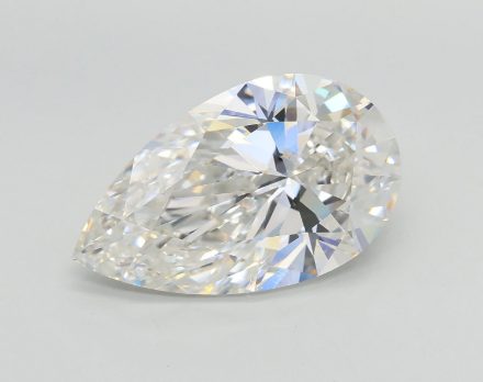 Lab Grown Diamond 4,04Ct F-VVS2 Pear - IGILG837673632 1