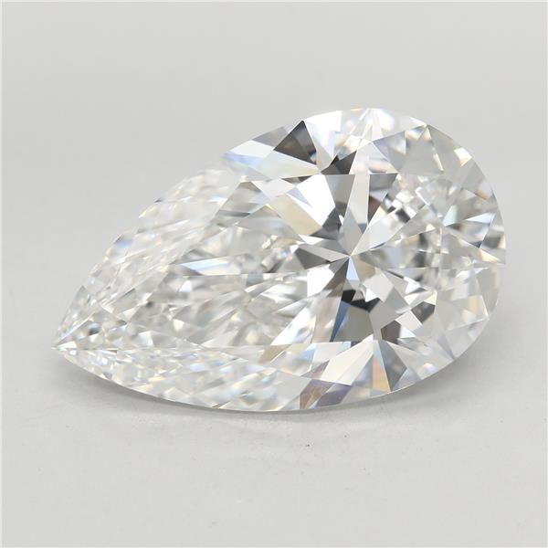 Lab Grown Diamond 7,08Ct E-VVS2 Pear - IGILG770639567 1