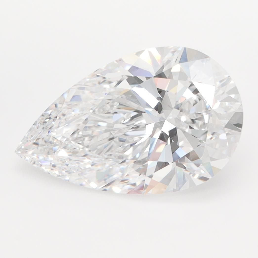 Lab Grown Diamond 3,08Ct D-IF Pear - IGILG744515442 1