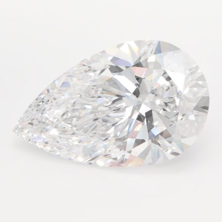 Lab Grown Diamond 3,08Ct D-IF Pear - IGILG744515442 1
