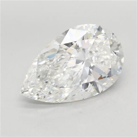 Lab Grown Diamond 7,02Ct E-VS1 Pear - IGILG772667335 1