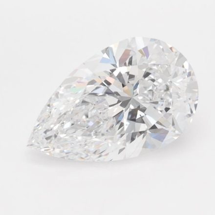 Lab Grown Diamond 1,53Ct D-IF Pear - IGILG754563702 1