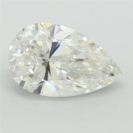 Lab Grown Diamond 5,52Ct F-VS1 Pear - IGILG778689611 1