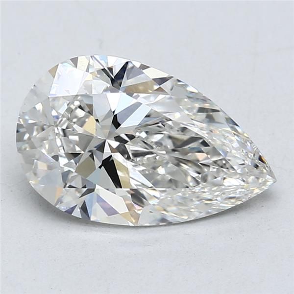 Lab Grown Diamond 2,54Ct F-VS1 Pear - IGILG821667809 1
