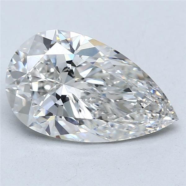 Lab Grown Diamond 2,54Ct F-VS1 Pear - IGILG804624594 1