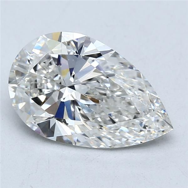 Lab Grown Diamond 2,54Ct F-VVS2 Pear - IGILG813647599 1