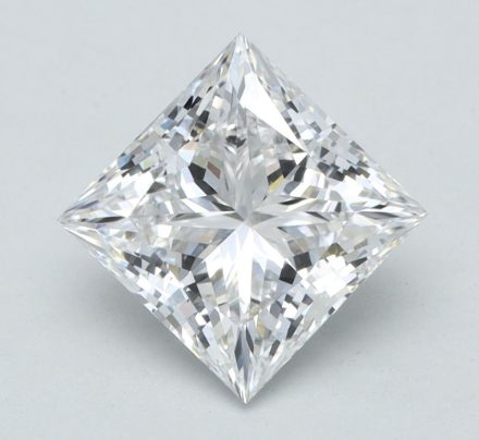 Lab Grown Diamond 1,95Ct F-VVS1 Princess - IGILG555298915 1