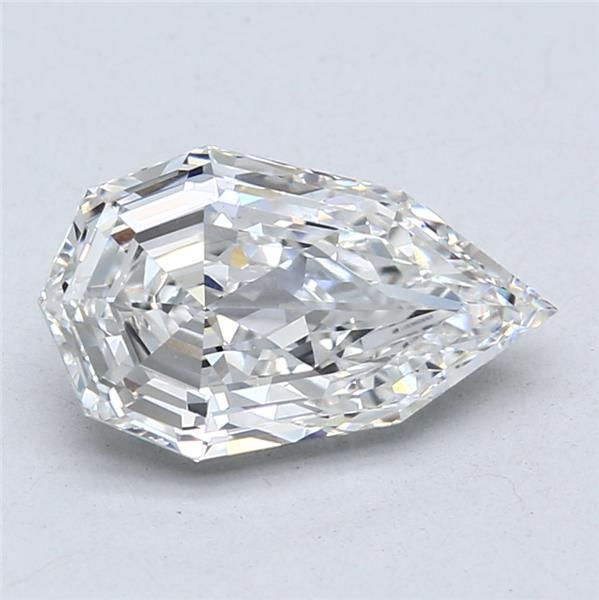 Lab Grown Diamond 2,57Ct E-VVS2 Pear - IGILG838609193 1