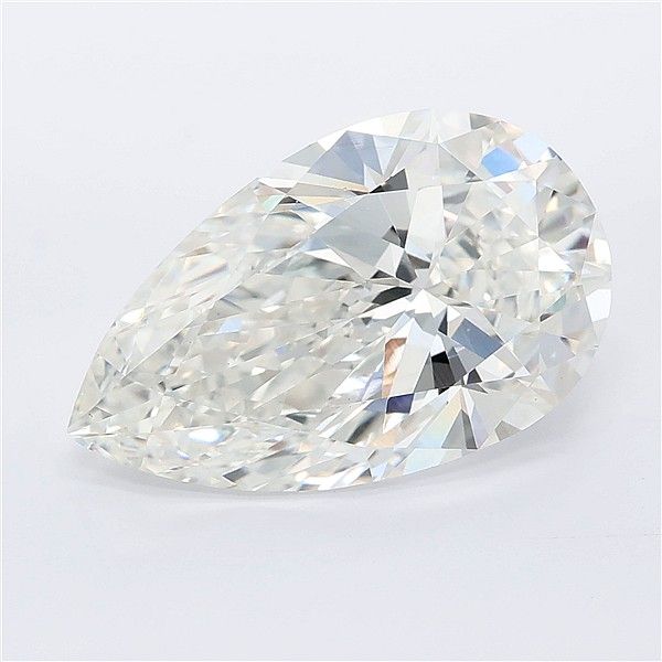 Lab Grown Diamond 6Ct G-VS1 Pear - IGILG764698182 1