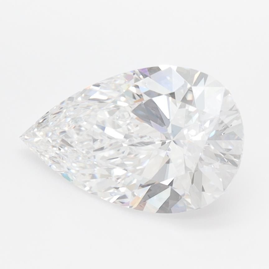 Lab Grown Diamond 1,58Ct D-IF Pear - IGILG743593502 1