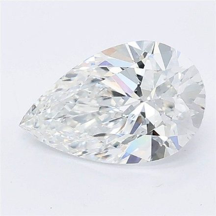 Lab Grown Diamond 1,38Ct D-VS2 Pear - IGILG825669213 1