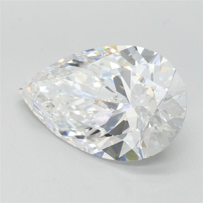 Lab Grown Diamond 3,15Ct D-FL Pear - IGILG784643006 1