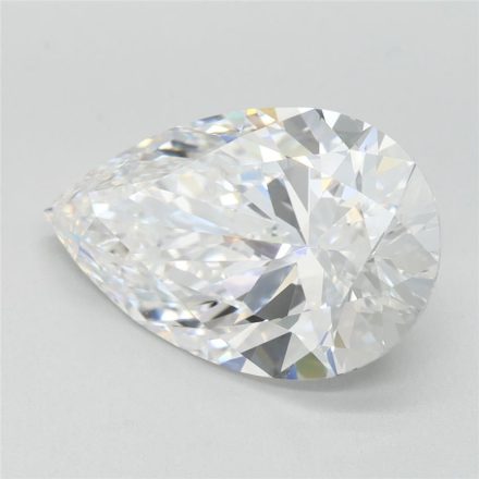 Lab Grown Diamond 3,15Ct D-FL Pear - IGILG784643006 1