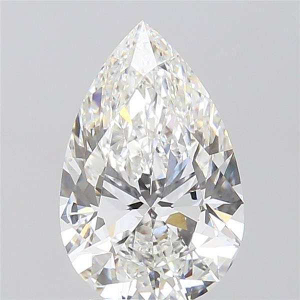 Lab Grown Diamond 2,56Ct F-VS1 Pear - IGILG826656376 1
